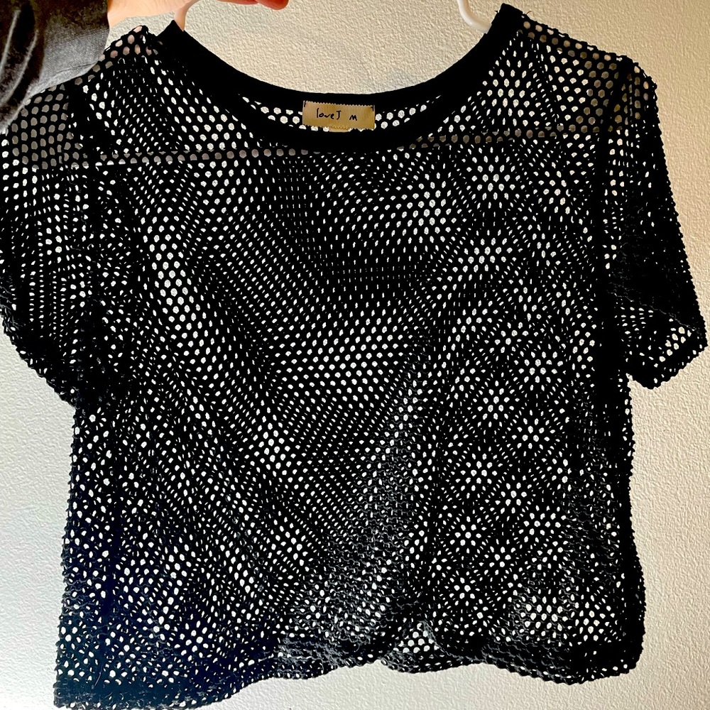 Fishnet Rave Top
